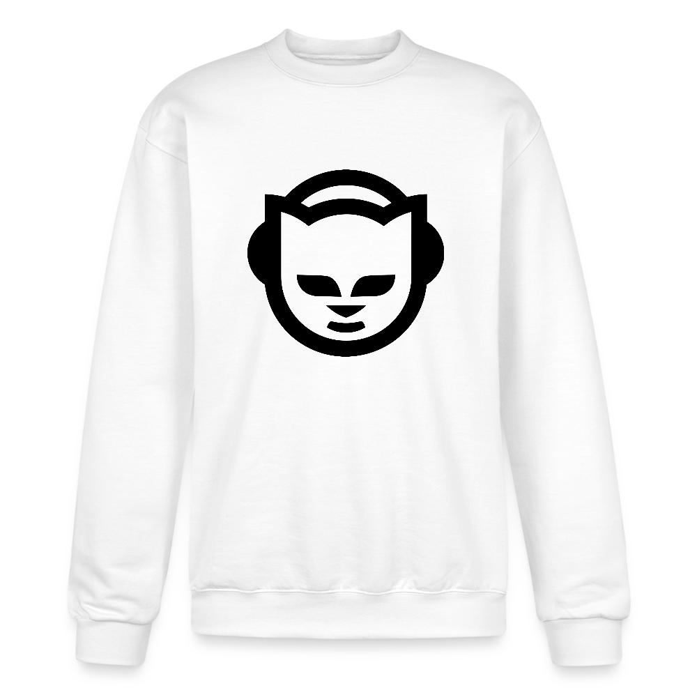 Napster Champion Unisex Powerblend Sweatshirt - white