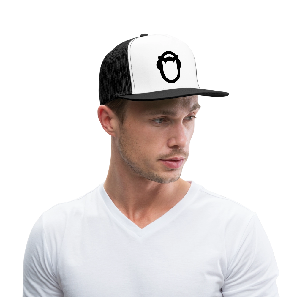 Trucker Cap - white/black