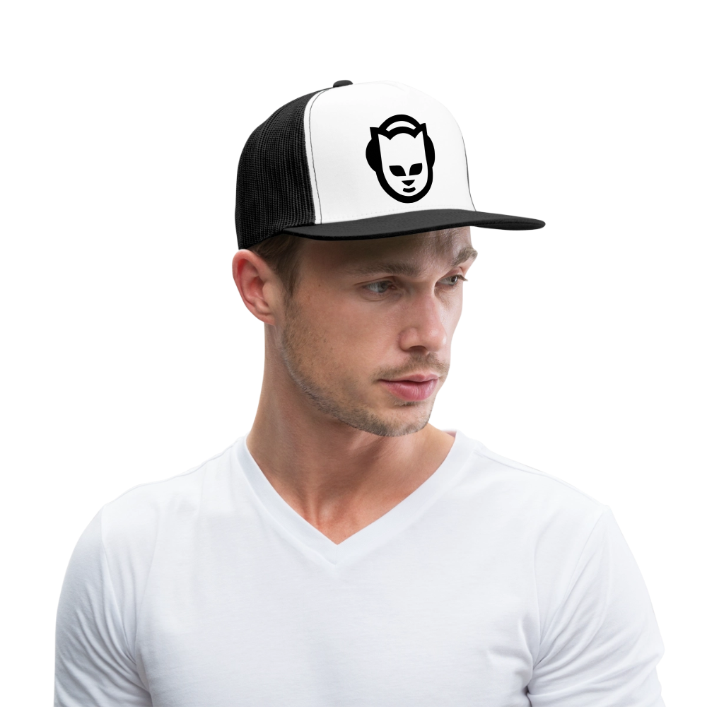 Trucker Cap - white/black